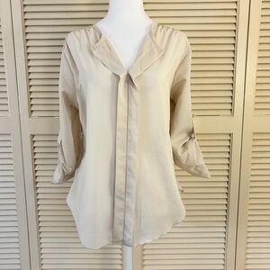 Bee Stitched Vintage Blouse Cream Medium